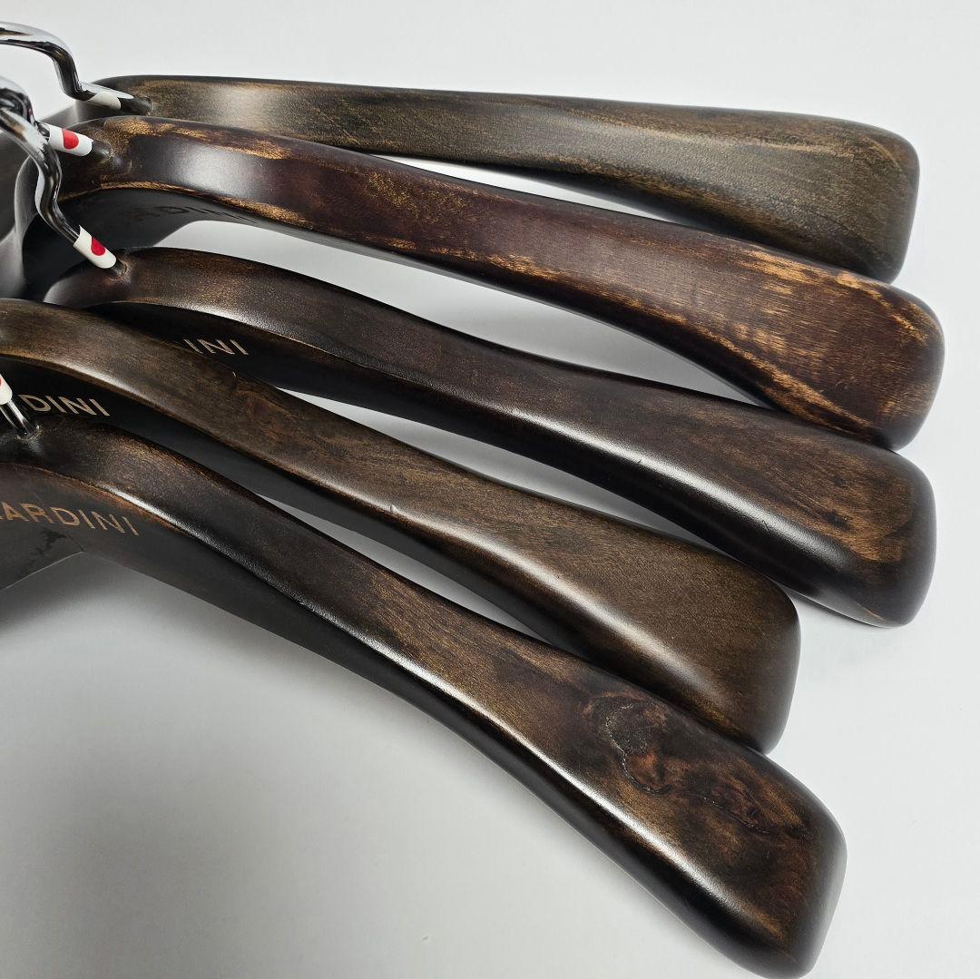 LARDINI ラルディーニ 木製ハンガー 5本セット 40cm