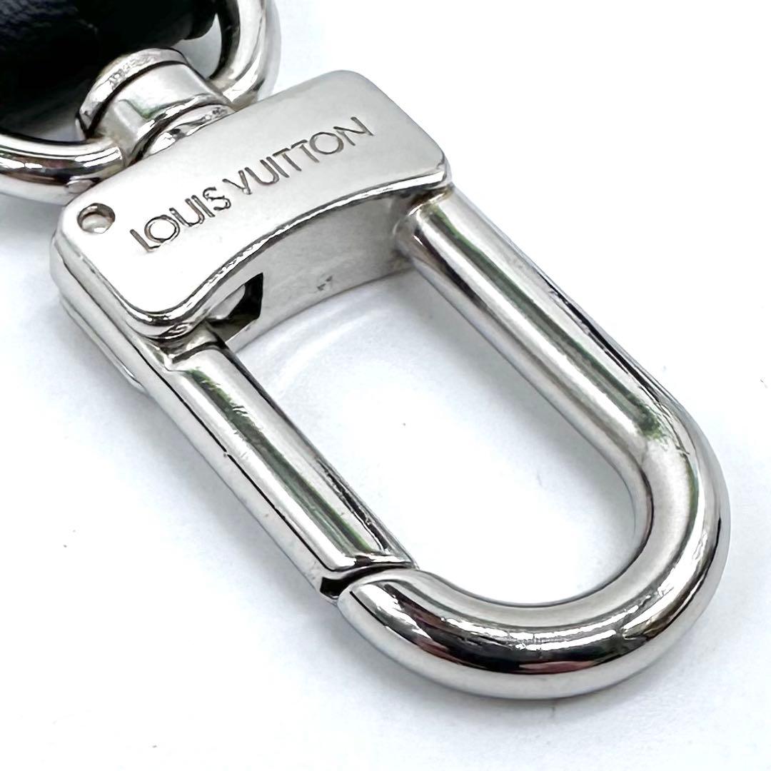 美品✨ルイヴィトン LV クロッシュ クレ キーホルダー M68020 ブラック