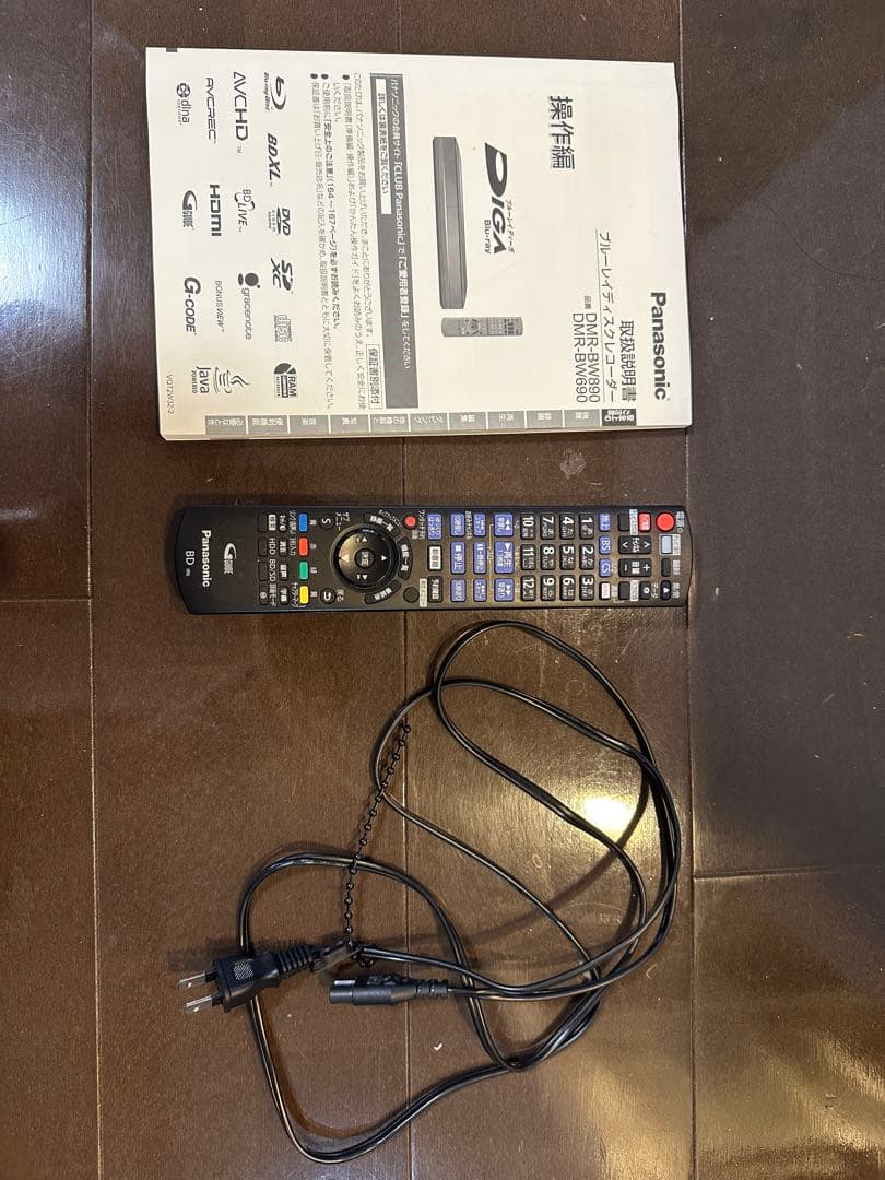 Panasonic DIGA DMR-BW690 リモコンB-CASカード付