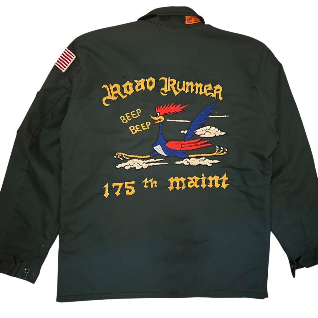 スーベニアジャケット ロードランナー ブルゾン ミリタリー ベトジャン 刺繍