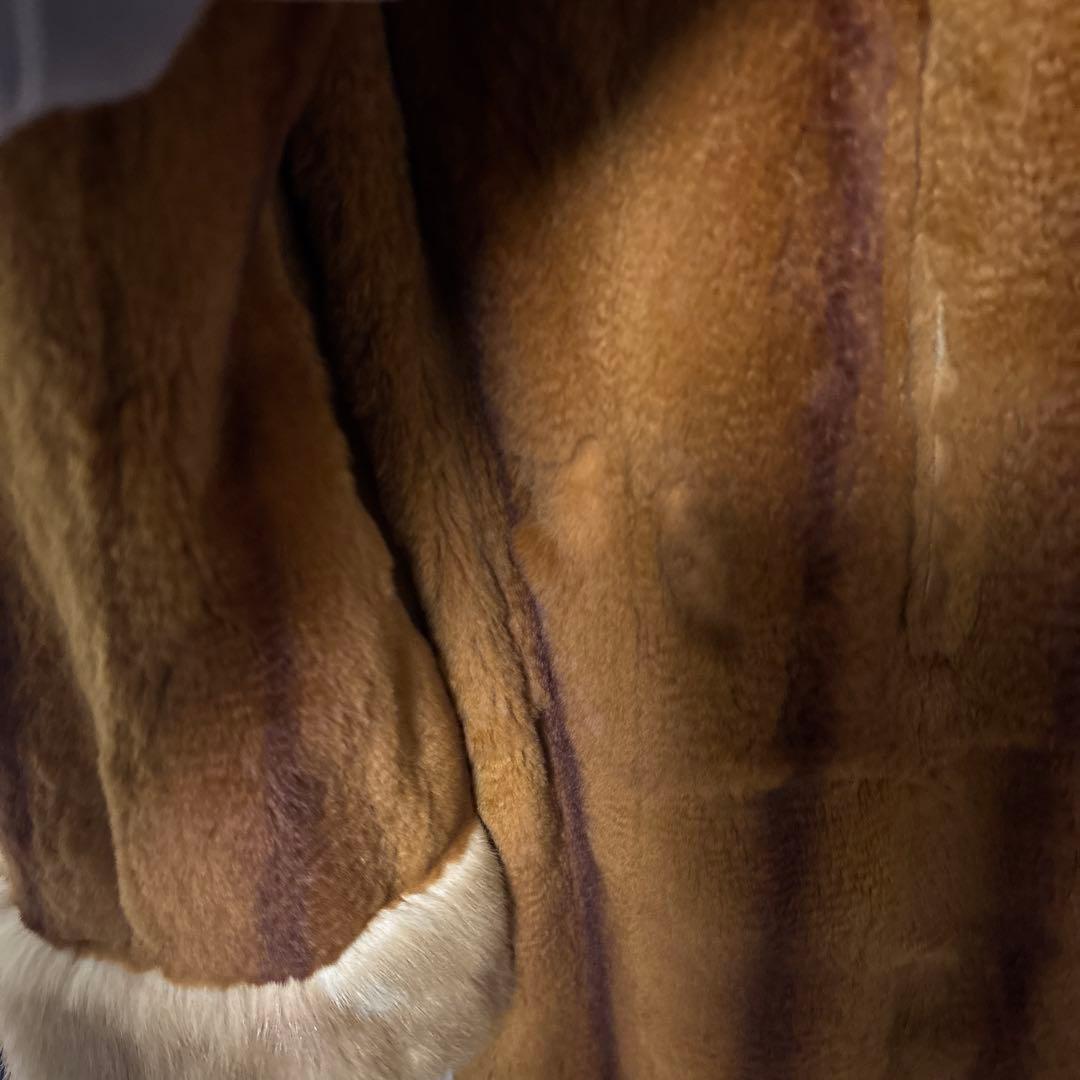 SOBOL ファーロシアンセーブル　リバーシブル　LL ブラウン