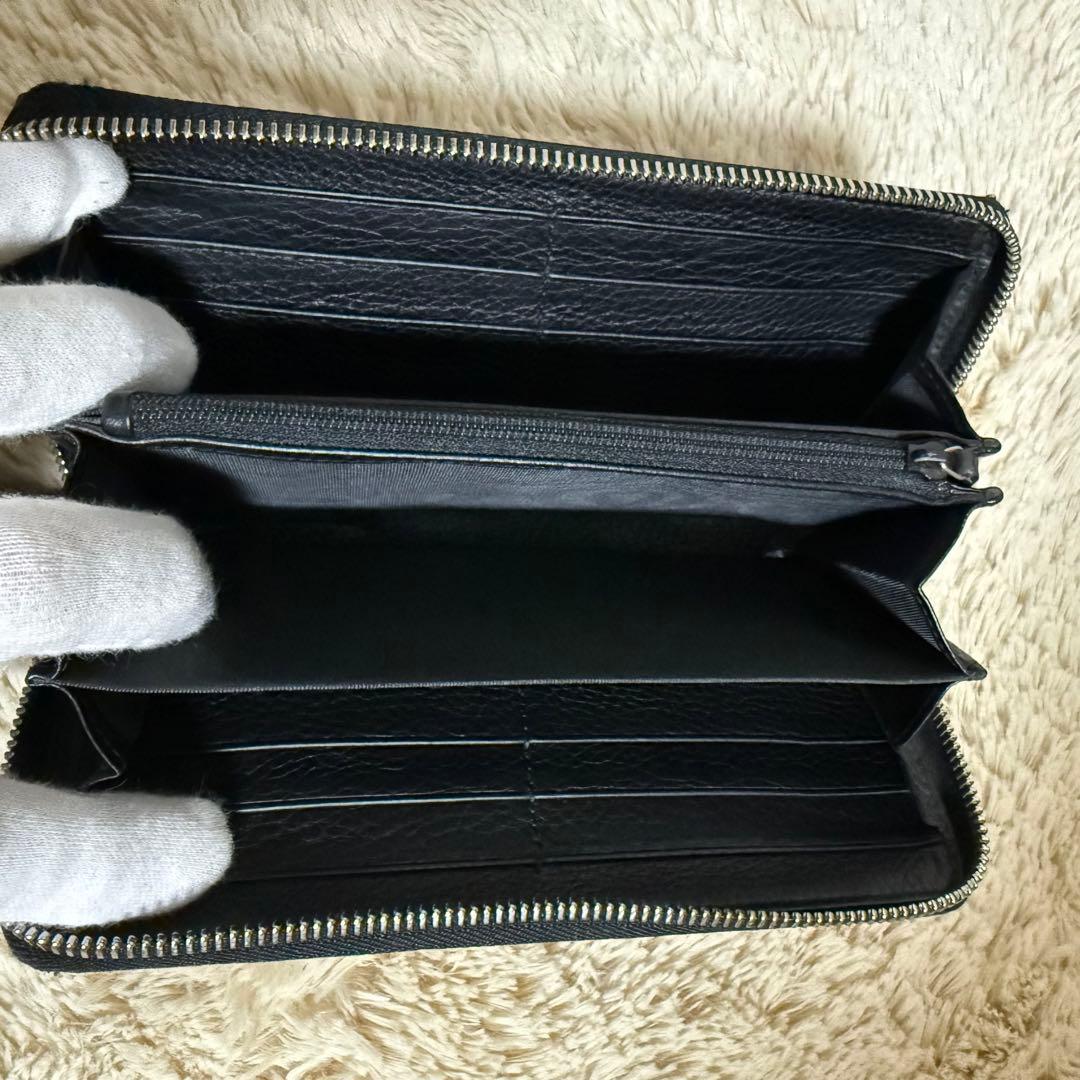 ✨極美品✨グッチ　長財布　インターロッキング　シェリーライン　黒