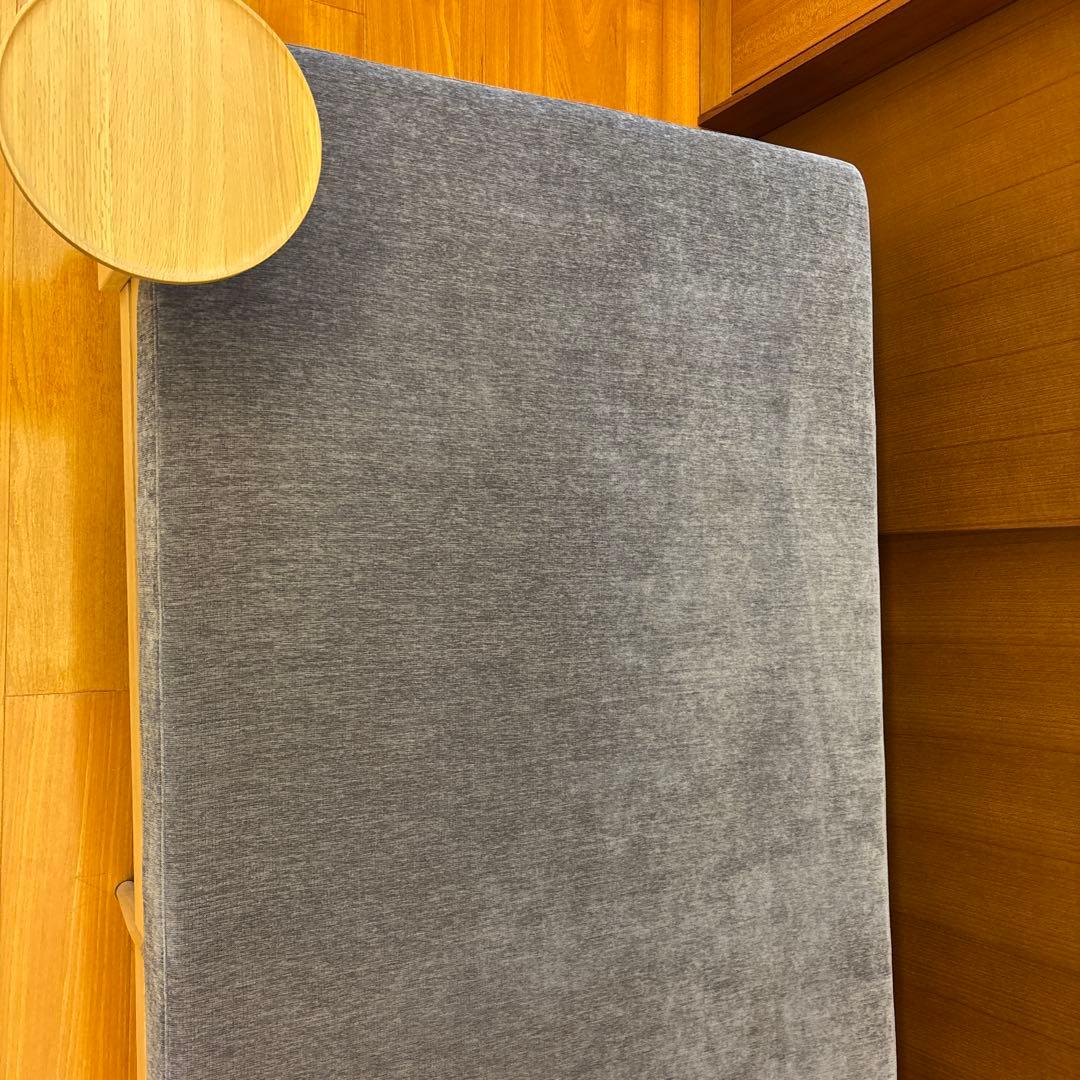 【美品】カリモク　2人掛けソファ　ピュアオーク　ソファー