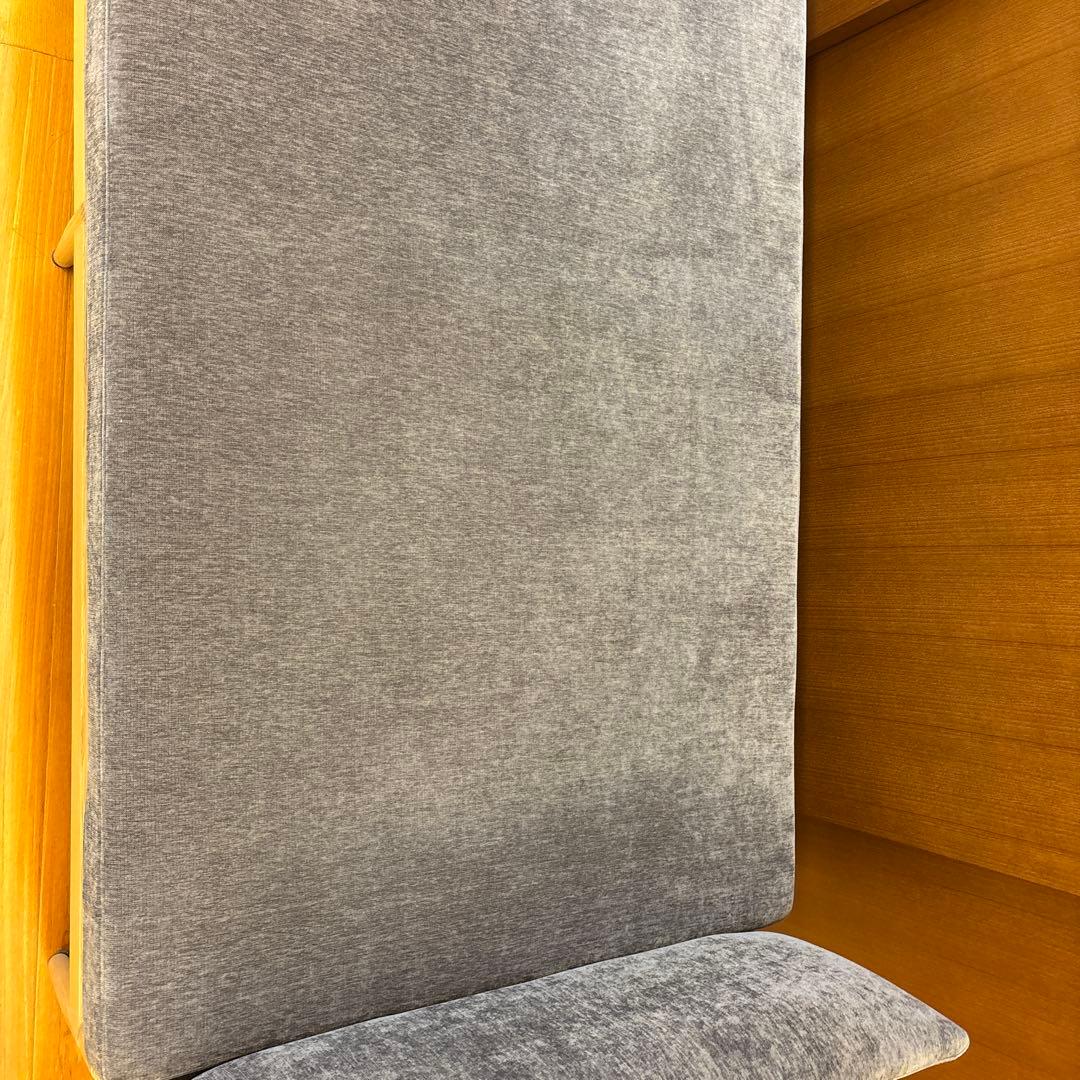 【美品】カリモク　2人掛けソファ　ピュアオーク　ソファー