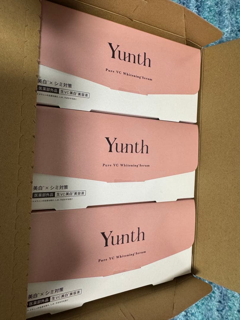 【新品未使用】Yunth ユンス生ビタミンC美容液30ml×3箱セット