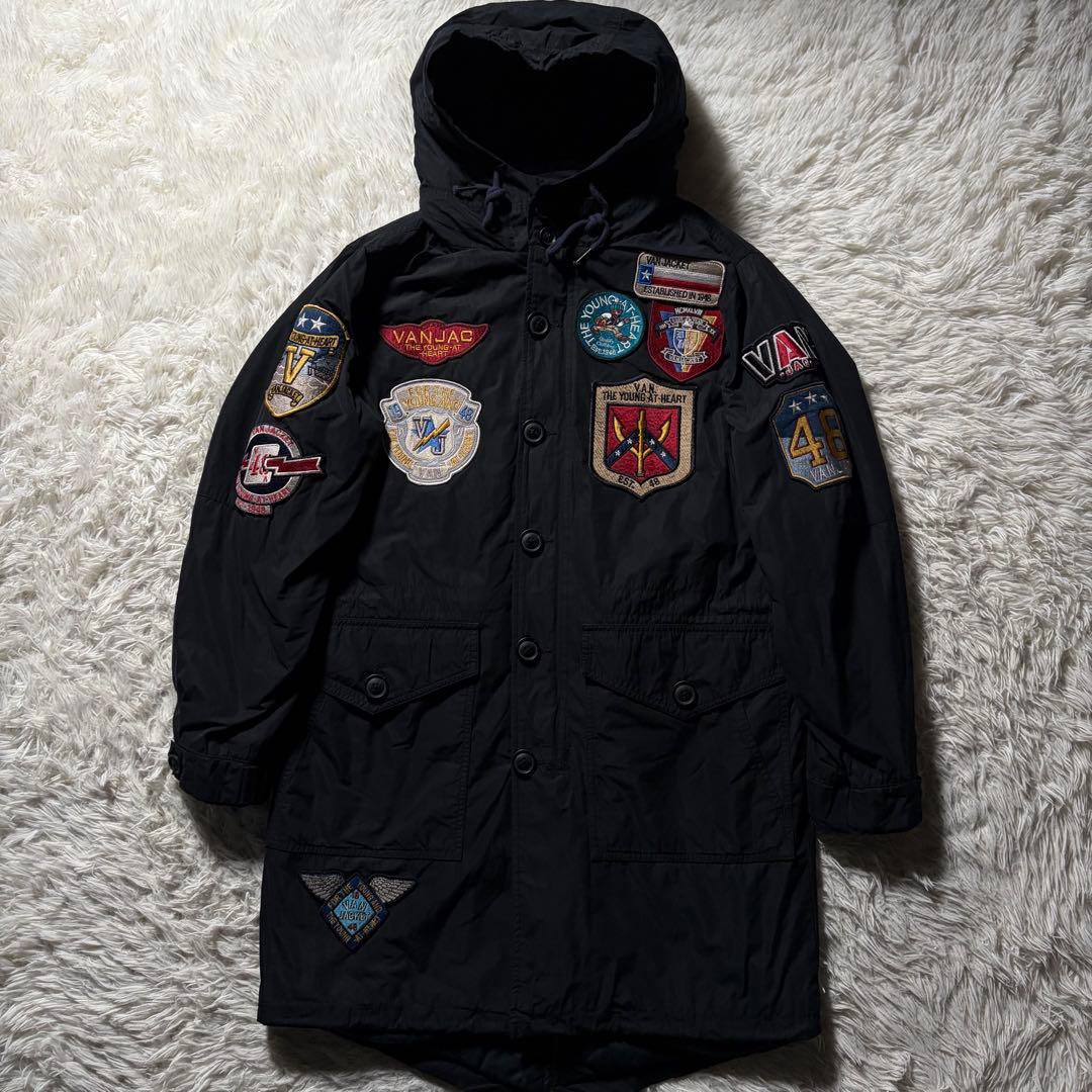 希少モデル■VAN JACKET モッズコート　トップガン　ワッペン