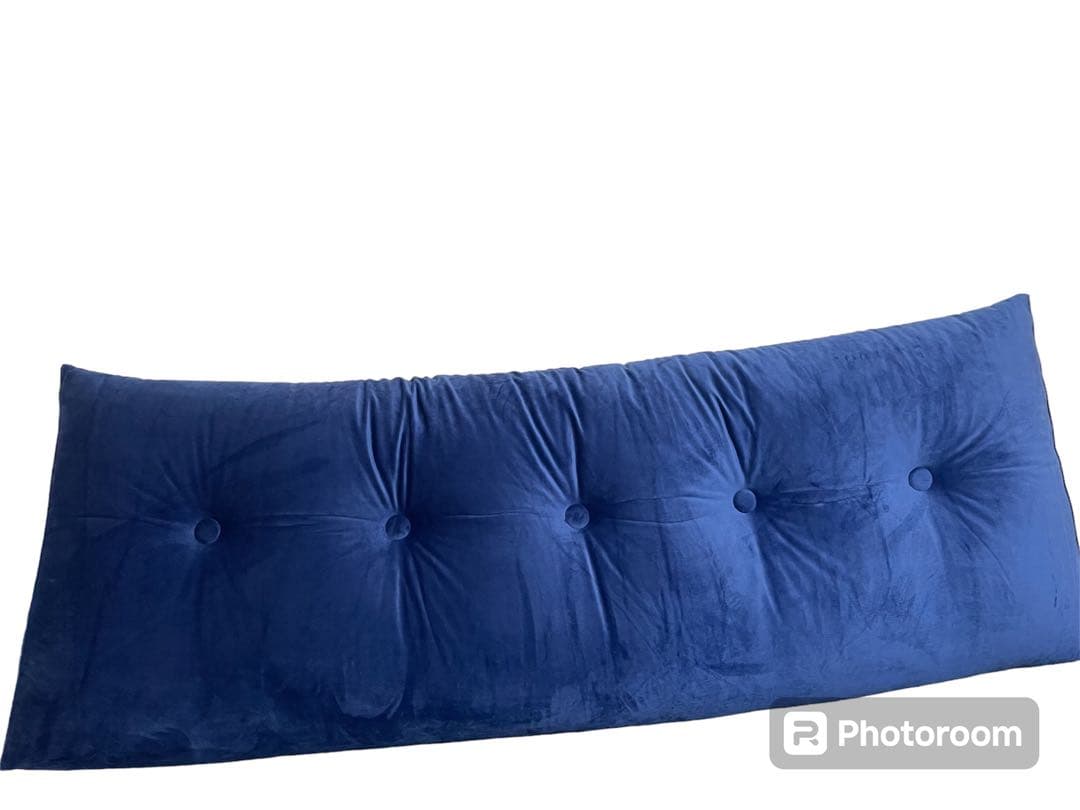 wowmax トライアングルクッション ブルー　クイーン