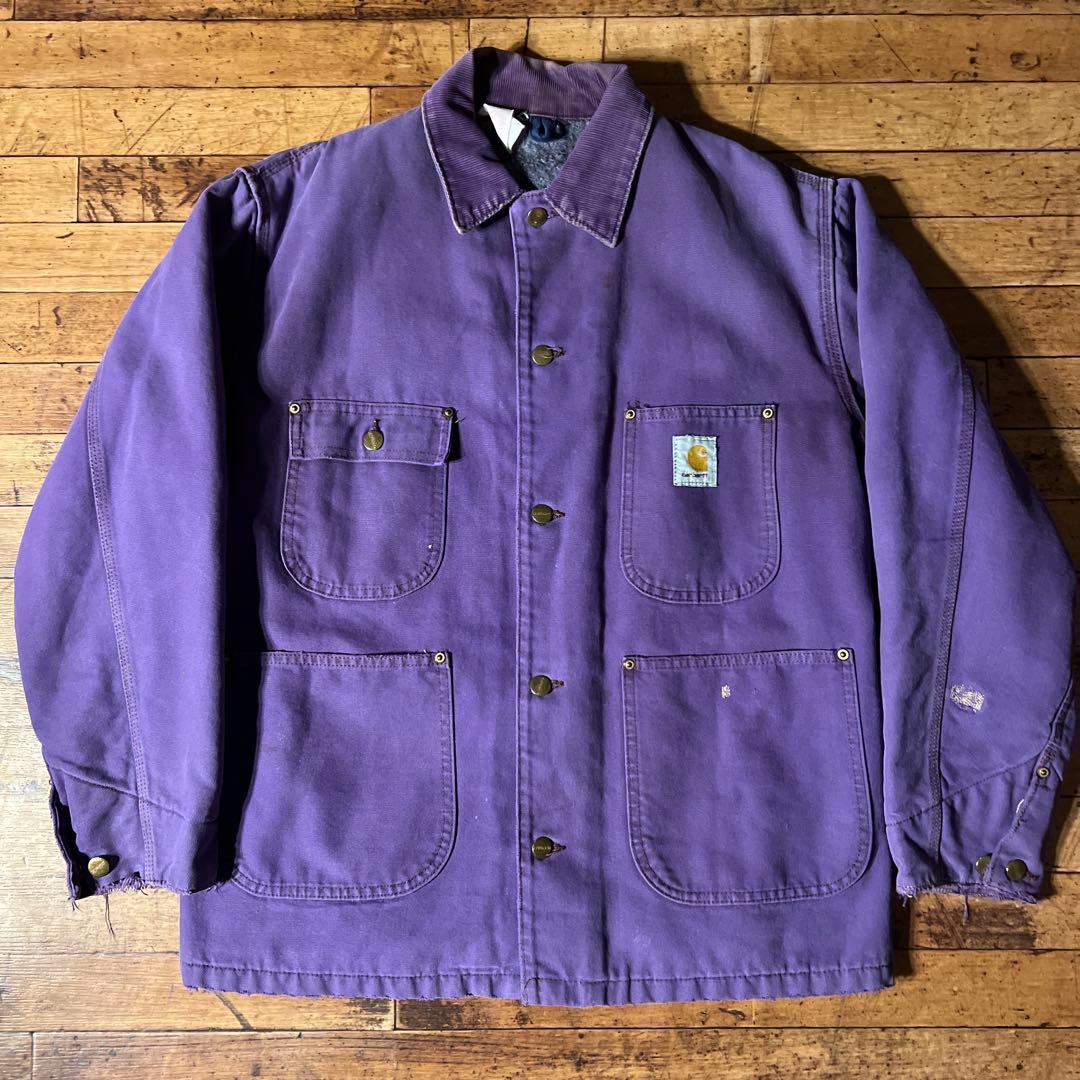 希少カラー 80s carhartt カーハート カバーオール チョアコート