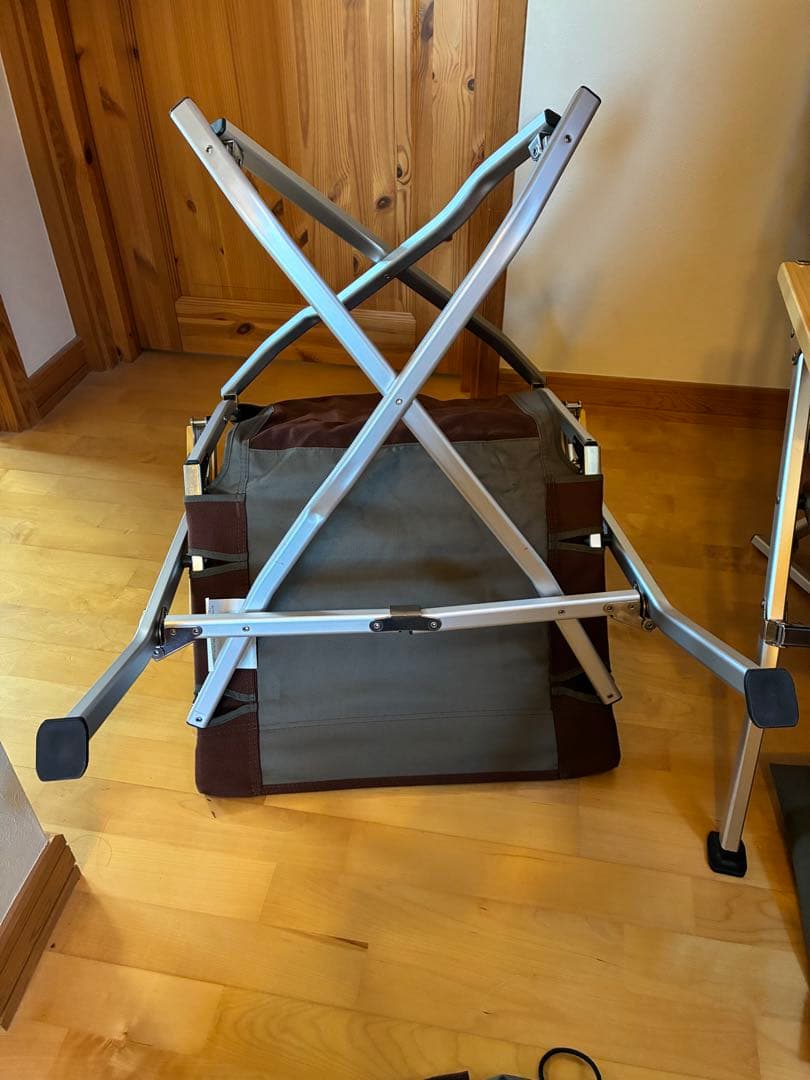  peak ローチェア 2脚セット　ブランケット付き