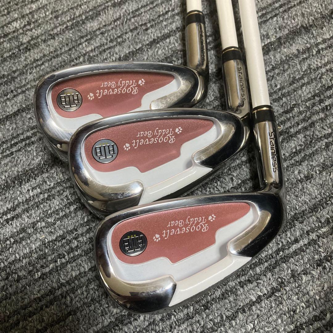 極美品　レディース　ルーズベルト　テディベア　レフティ　ハーフセット　初心者向け