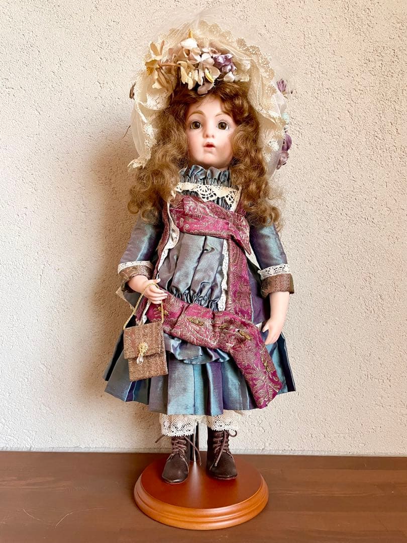 ビスクドール ブリュ リプロ ハンドメイド アンティーク ドレス フランス人形