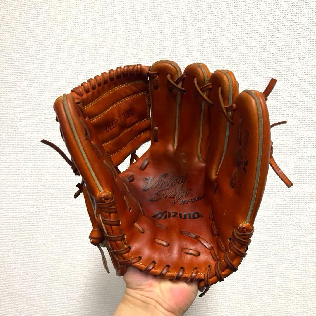 992 ミズノ ビクトリーステージ 仁志モデル 型抜群 硬式 内野手用グローブ