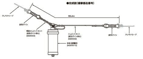 第一電波工業　BB6WS：3～30MHz HF帯ワイドバンドワイヤーアンテナ