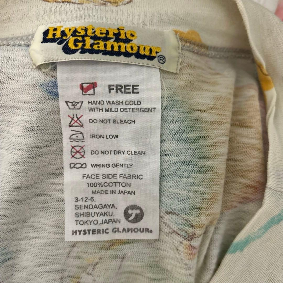 希少　初期ヒステリックグラマー　ドーナツベア　オーガニックコットン長袖カットソー