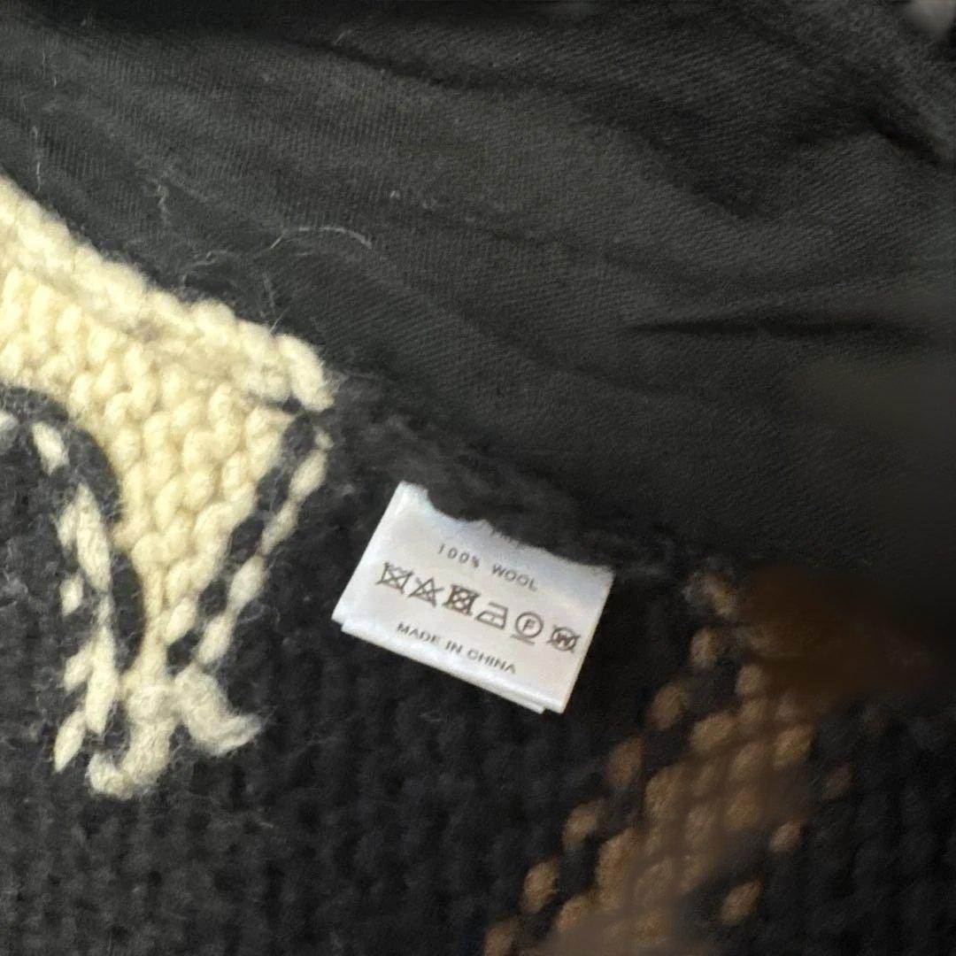 ADAWAS 幾何学模様 ニットベスト