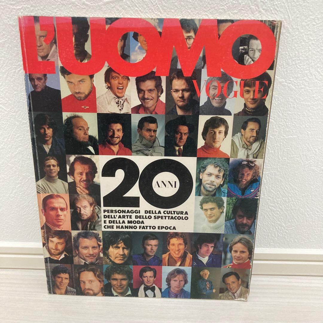 洋書 L'Uomo Vogue1967-1987 20anni anniversary