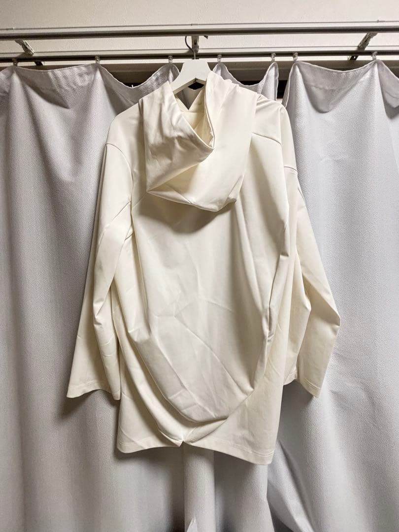 【最終値下】ANREALAGE 2021SS ホワイト フード付き パーカー