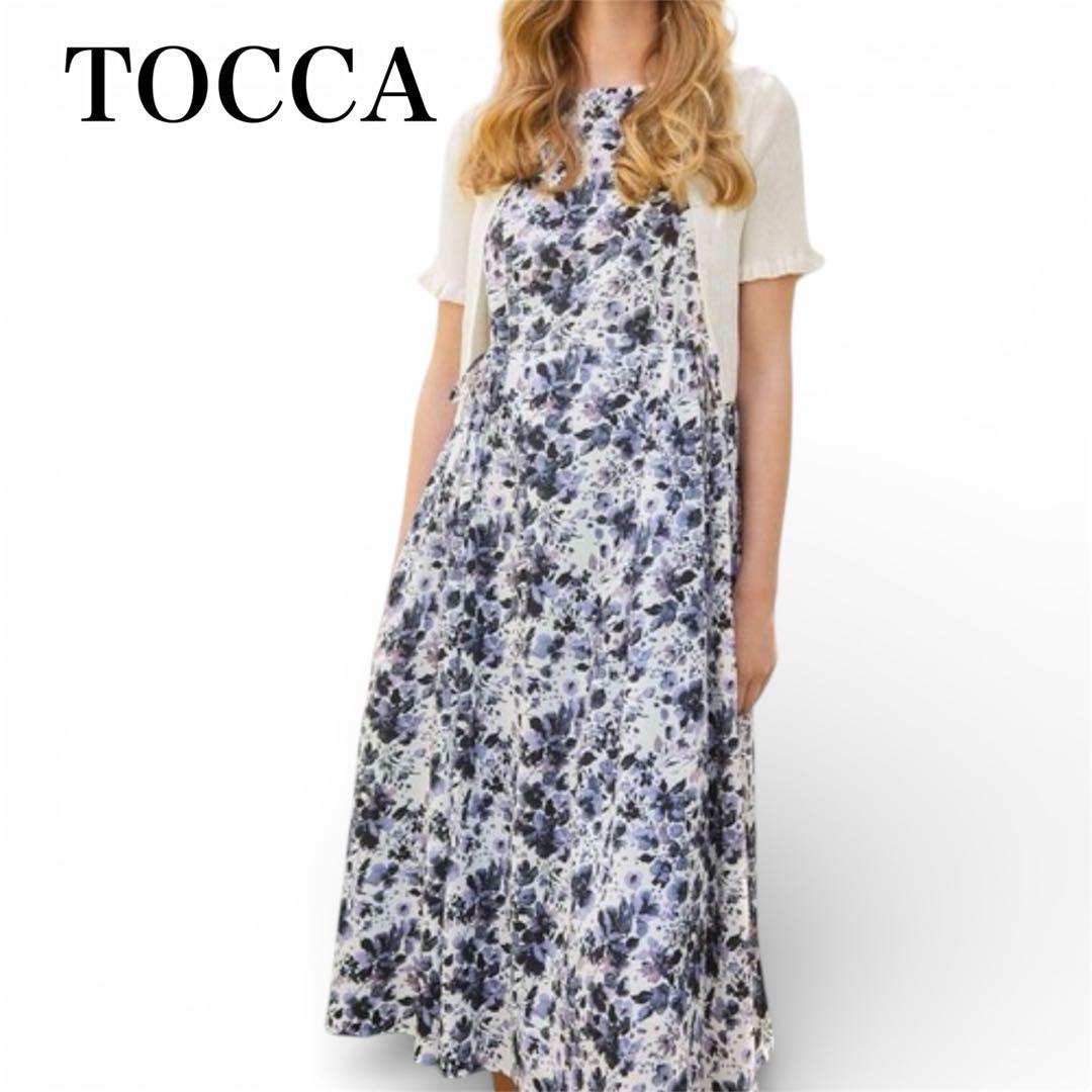 定価5.9万 TOCCA トッカ SEA SPRAY ドレス 洗える 日本製