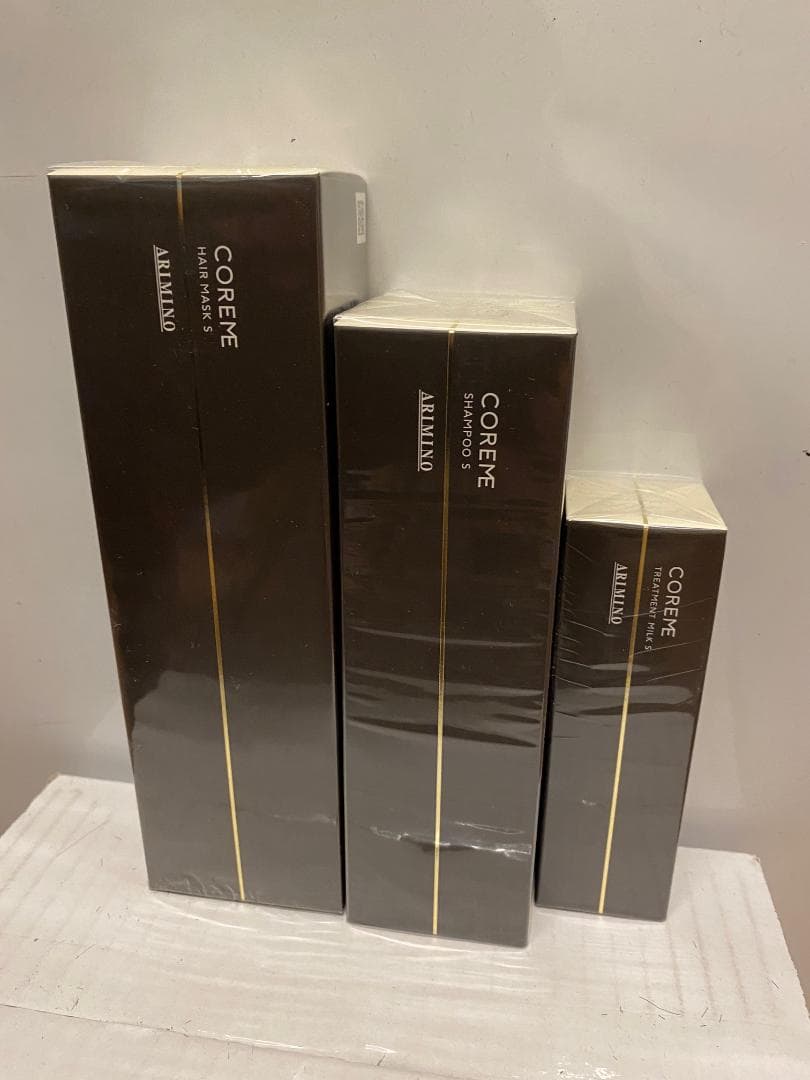 COREMES シャンプー 250ml ヘアマスク235gミルク80gセット