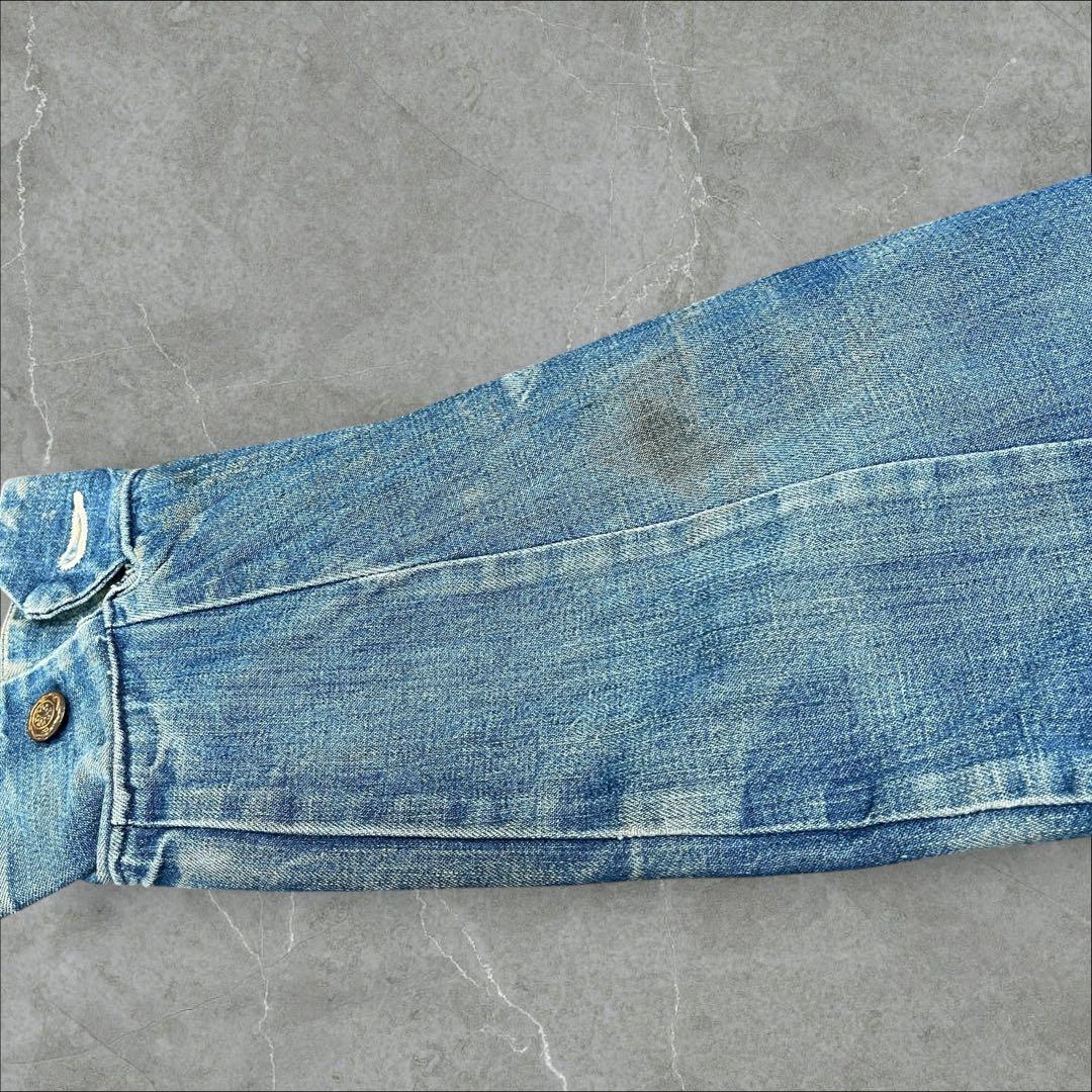 70s ビンテージ ブランケット カバーオール ラングラー 襤褸 希少サイズ