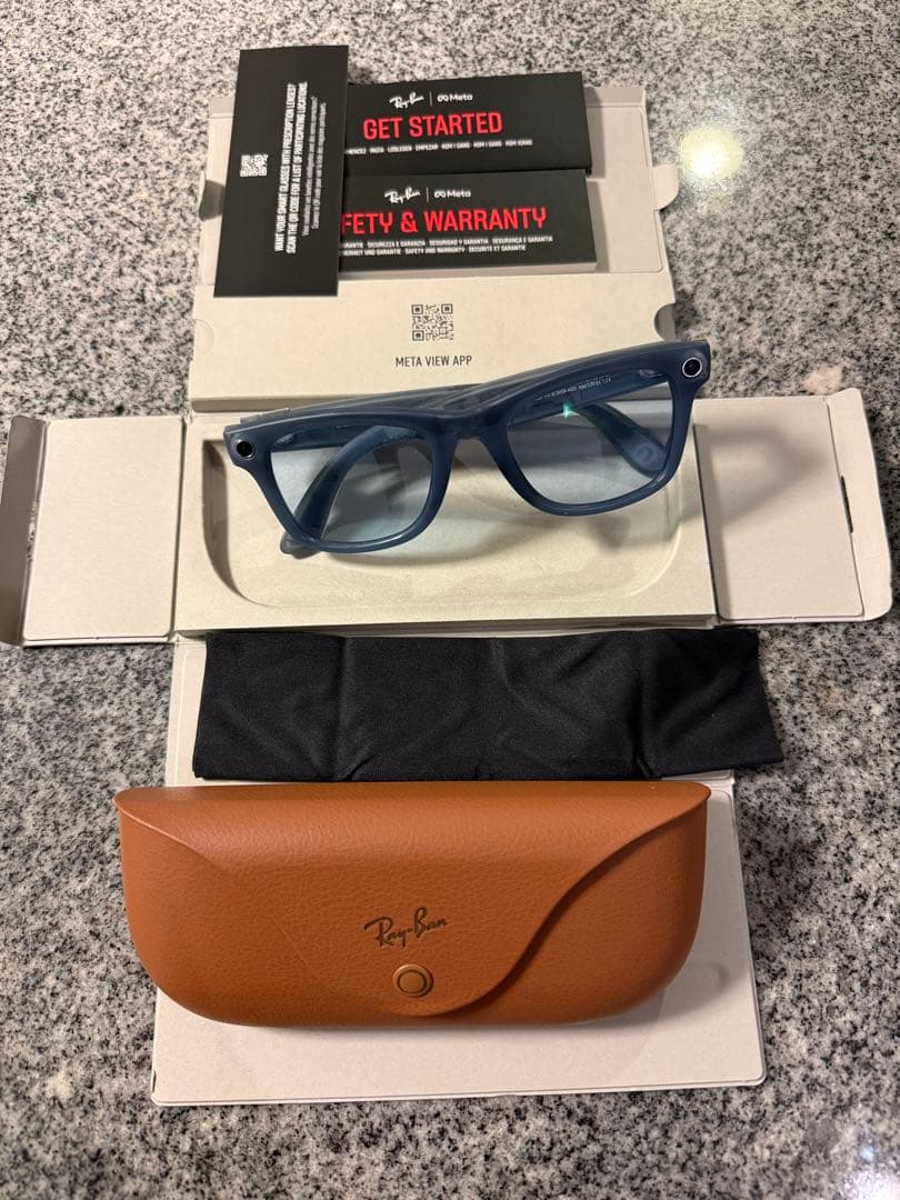 K*様 Ray-Ban  スマートグラス　度なしレンズ装着純正レンズなし