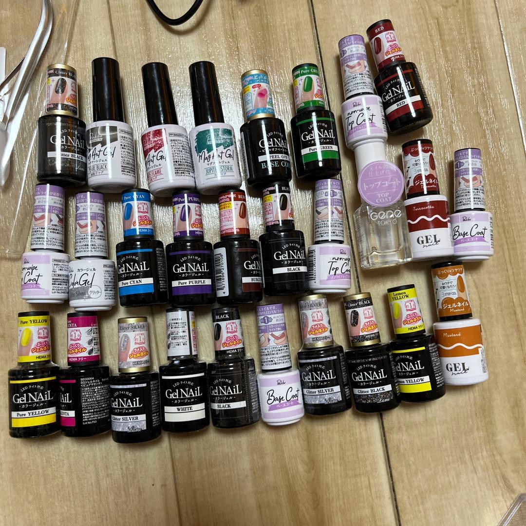 セルフネイル一式セット　ジェルネイル