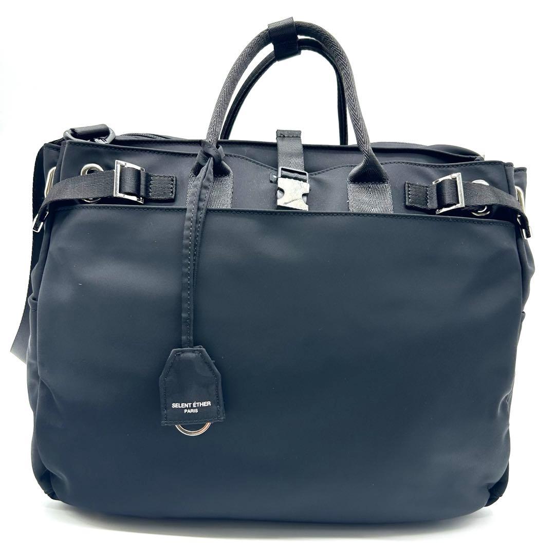 【美品】SELENT ETHER セレーンエテール 3WAY ビジネスバッグ　黒