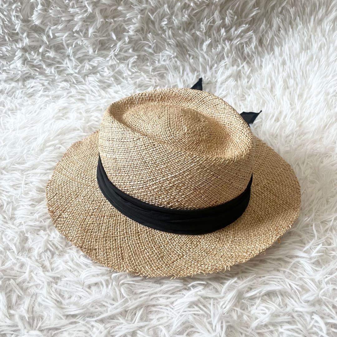 sugri スグリ　ストローハット　麦わら帽子　58cm