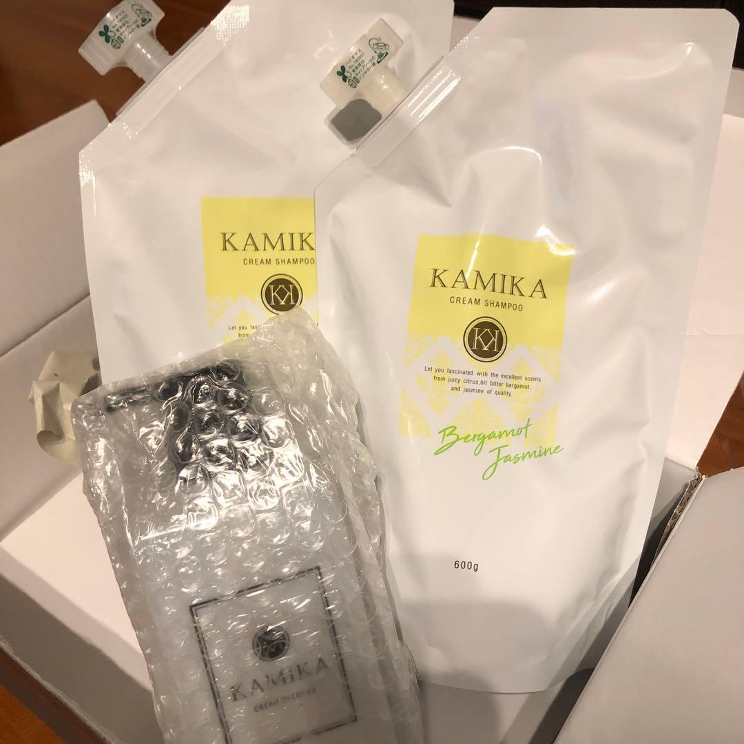 新品　KAMIKAオールインワンクリームシャンプー 詰替600g 2個セット
