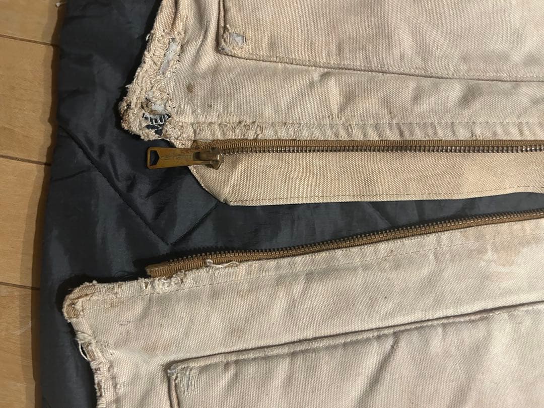 Carhartt 80s ダックベスト　星タグ　腰ゴム