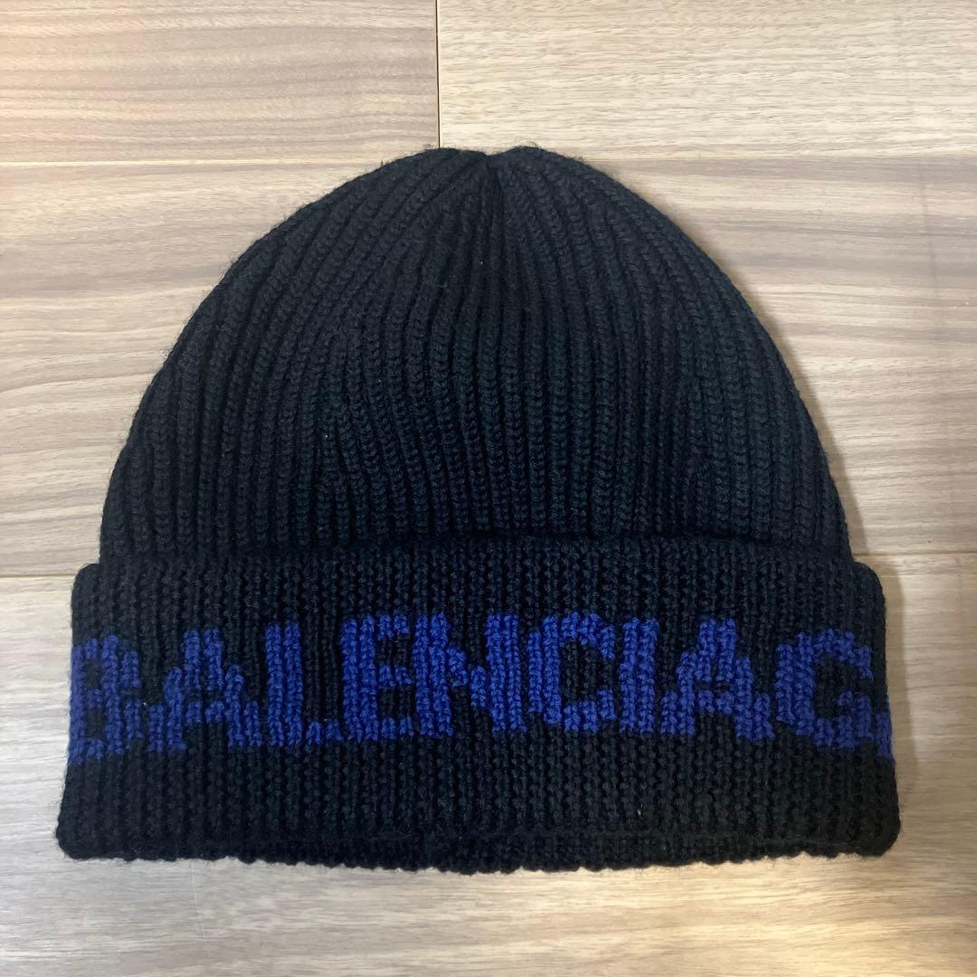 BALENCIAGA ニット帽 黒 U 55/61