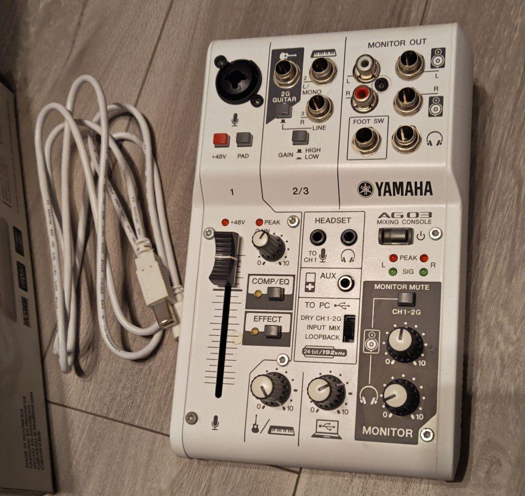 【美品】YAMAHA AG03 オーディオインターフェース
