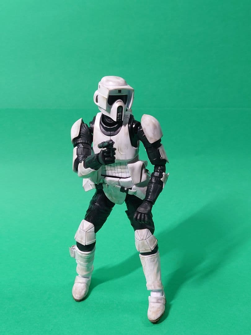 スターウォーズ　スカウト・トルーパー&スピーダーバイク　完成品