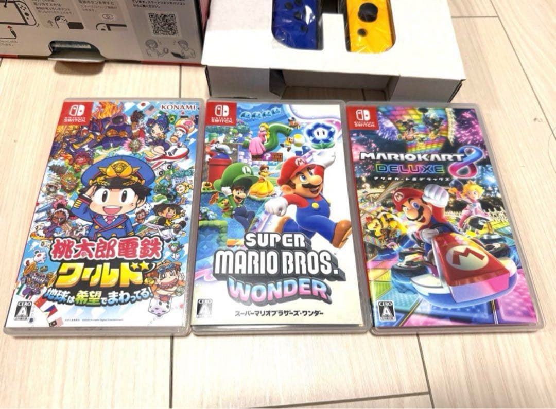 めろん　Nintendo SWITCH有機ELモデル+ソフト3本セット