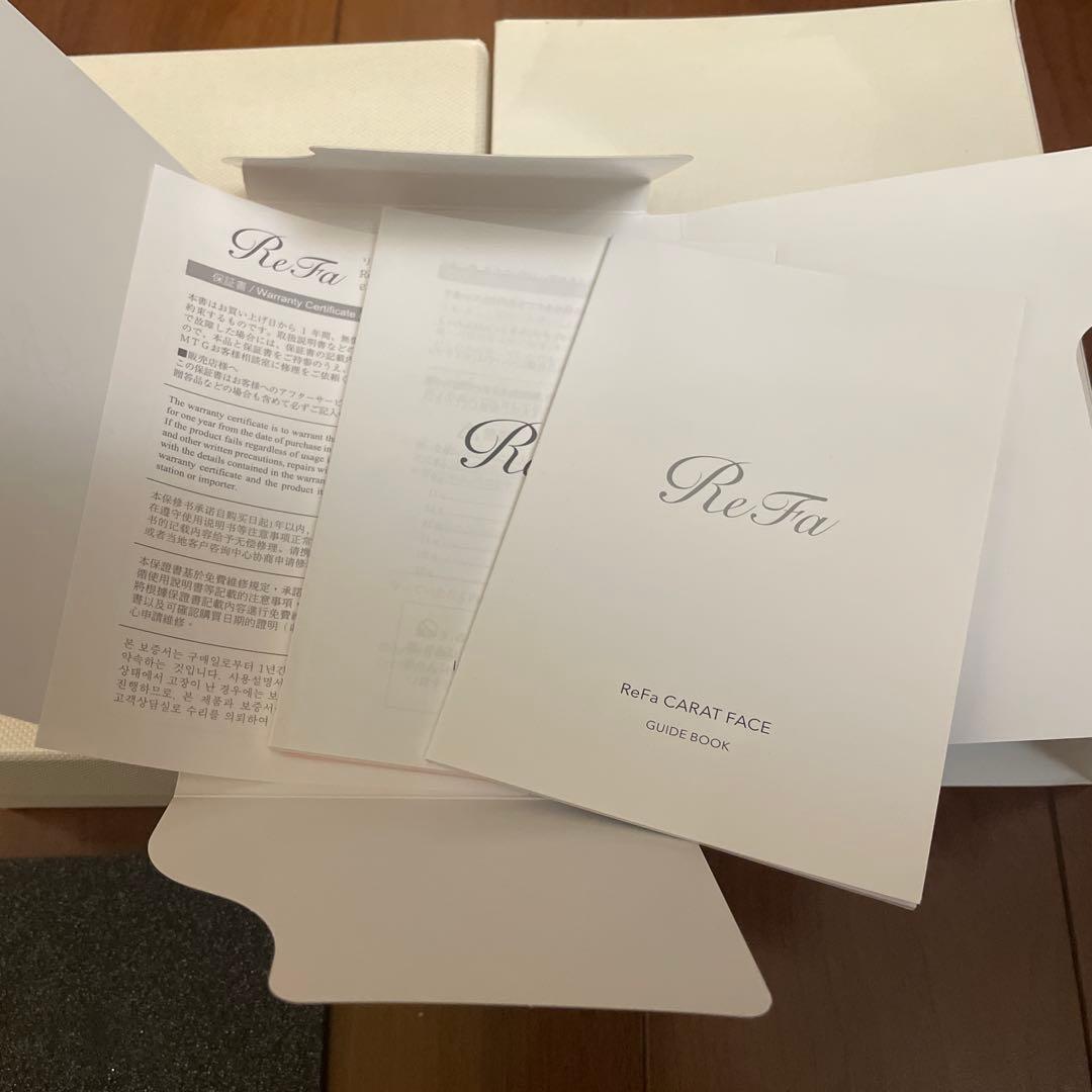 ReFa リファカラットフェイスギャランティーカード付きコロコロ美顔器