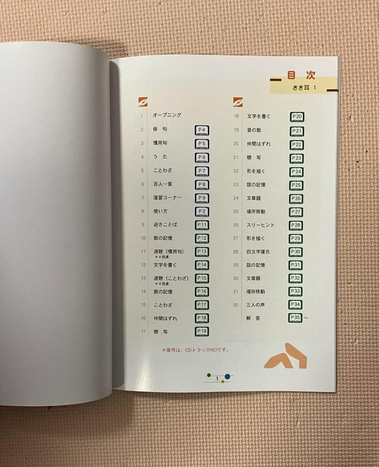 【完品希少】パルキッズ 国語教室 きき耳プリント＆do 1（船津洋氏サイン本付）