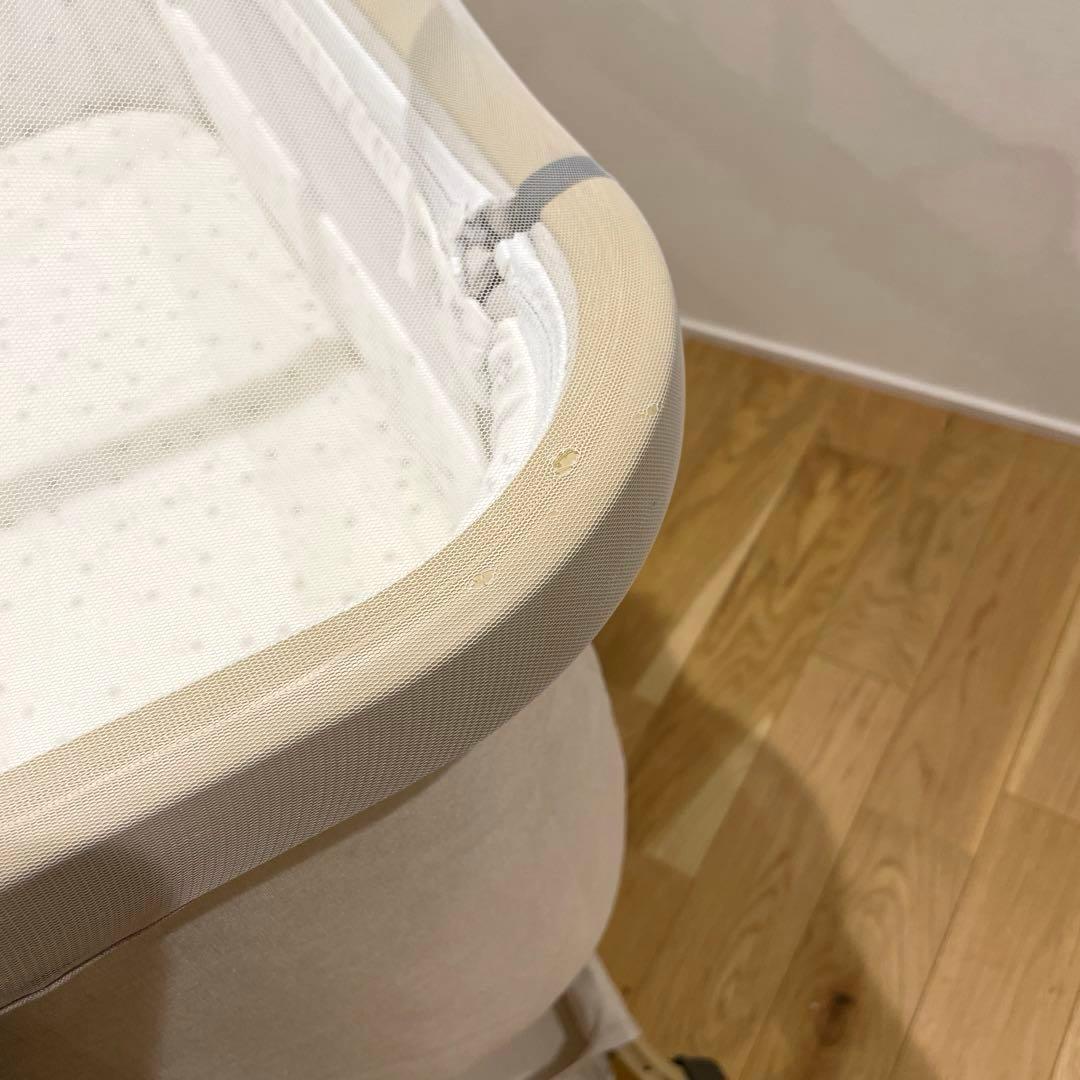 ベビーベッド　折りたたみ　HZDMJ ベージュ