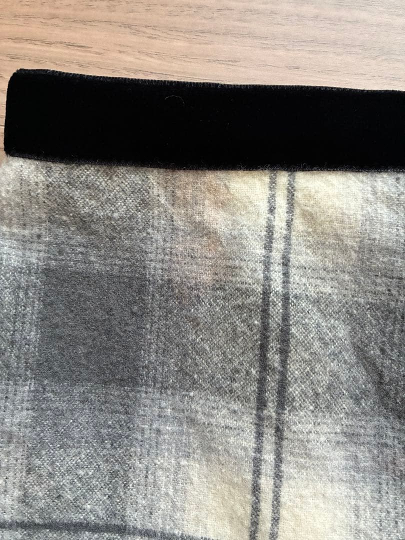 【希少】NUMBER (N)INE07AWオンブレチェック巻きスカート