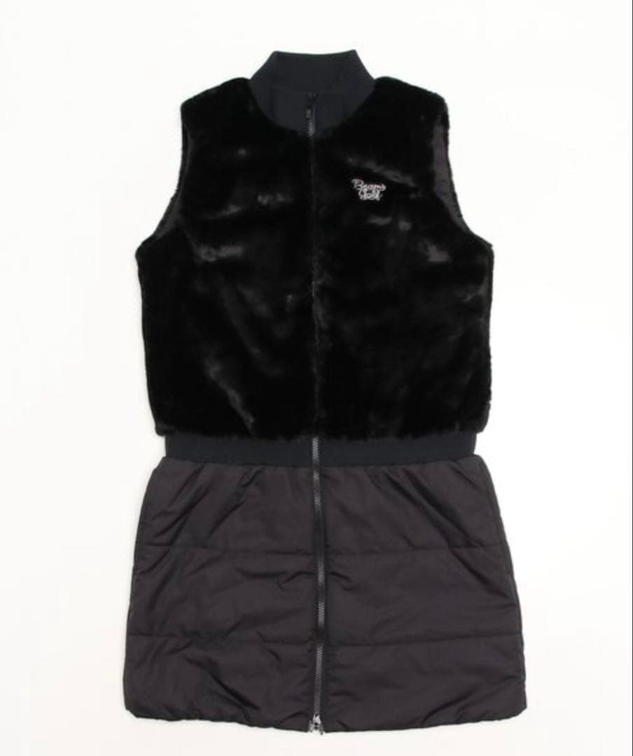 ビームスゴルフ 中綿ボアドッキングワンピース　刺繍ロゴ　BEAMS GOLF