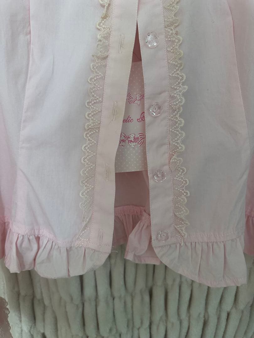 angelic pretty ブラウス ピンク 綿　タグ有