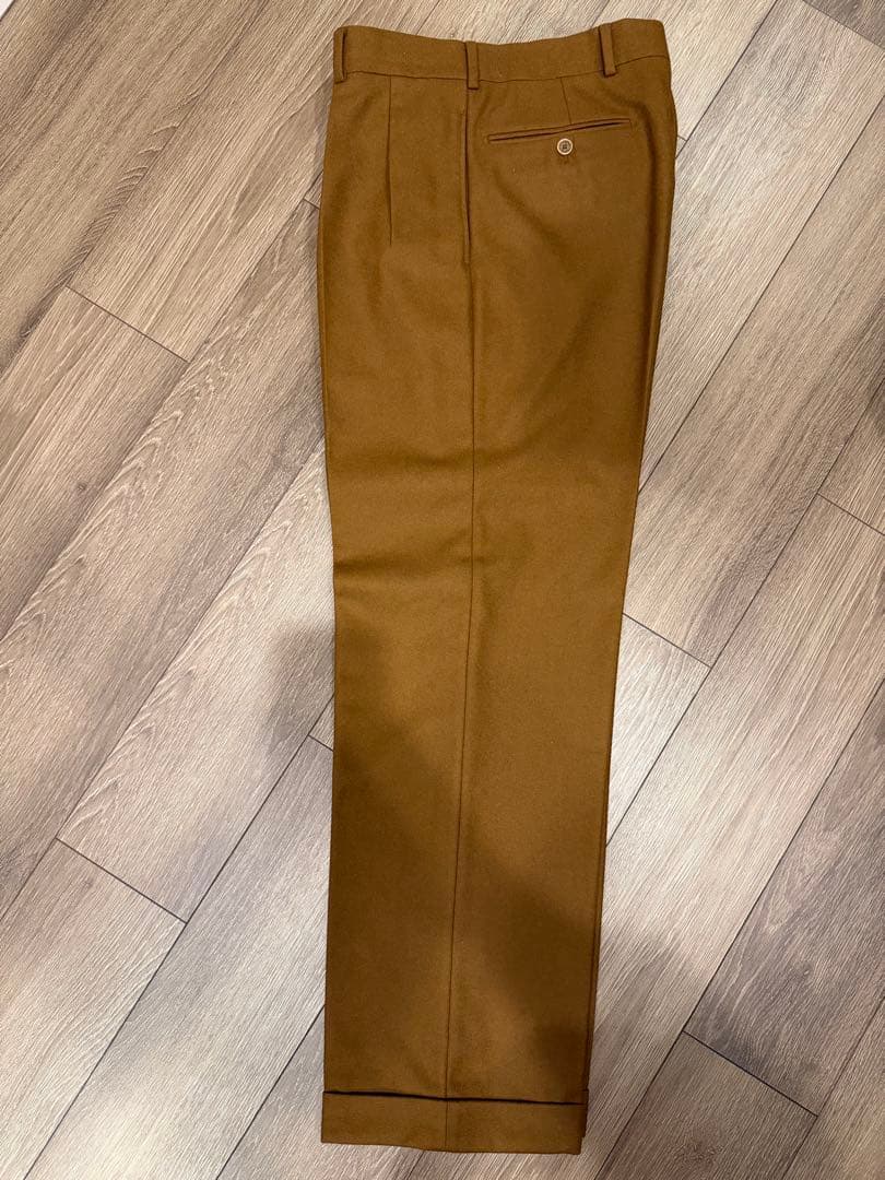 TOMORROWLAND BERNARD ZINSブラウン テラコッタスラックス