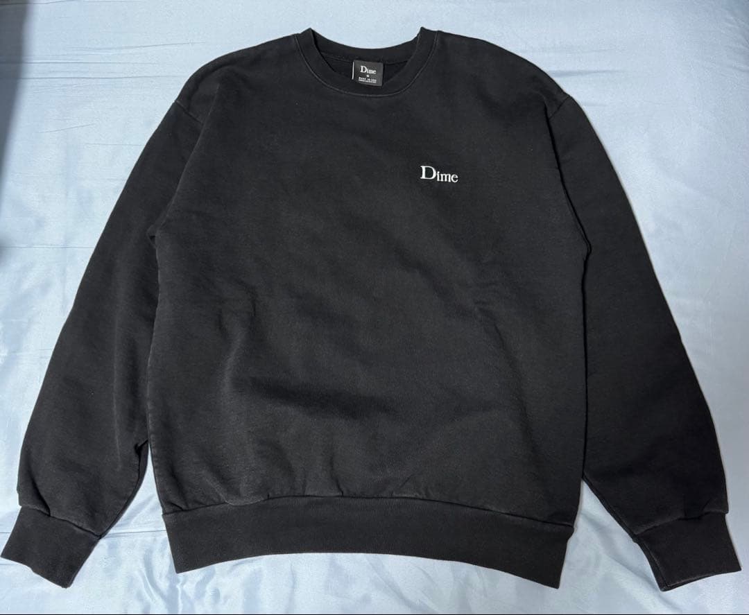 【最終価格】dime スウェット ダイム ブラック USA 【Mサイズ黒】