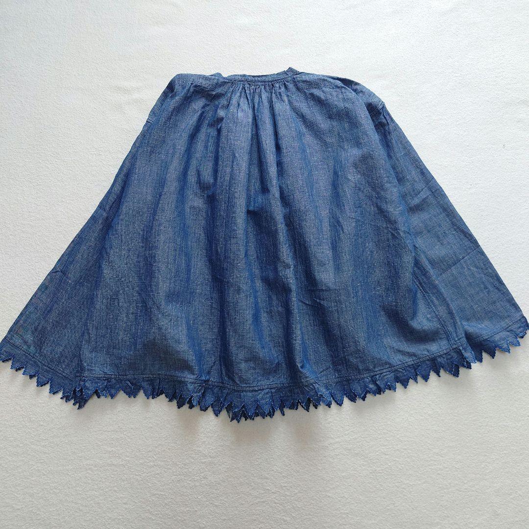 45Ｒコットンリネンのギャザーブラウス 45rpm