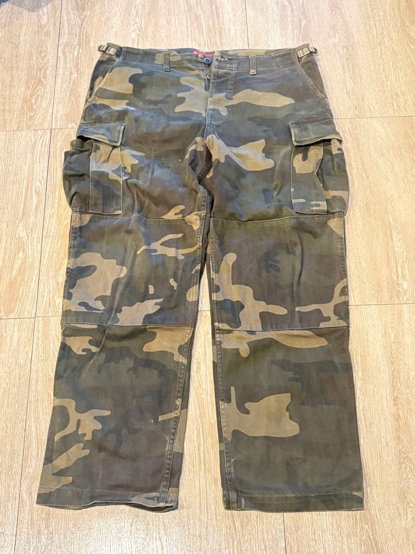 n*n様 Supreme カモフラージュ ワークパンツ 36