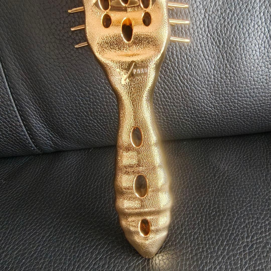 YS-LAP/MG メタルクッションブラシ（ゴールド）美品