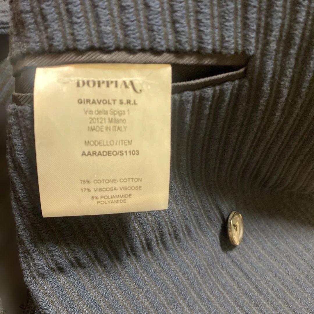 新品未使用✨ DOPPIAA ネイビー コーデュロイ　ジャケット