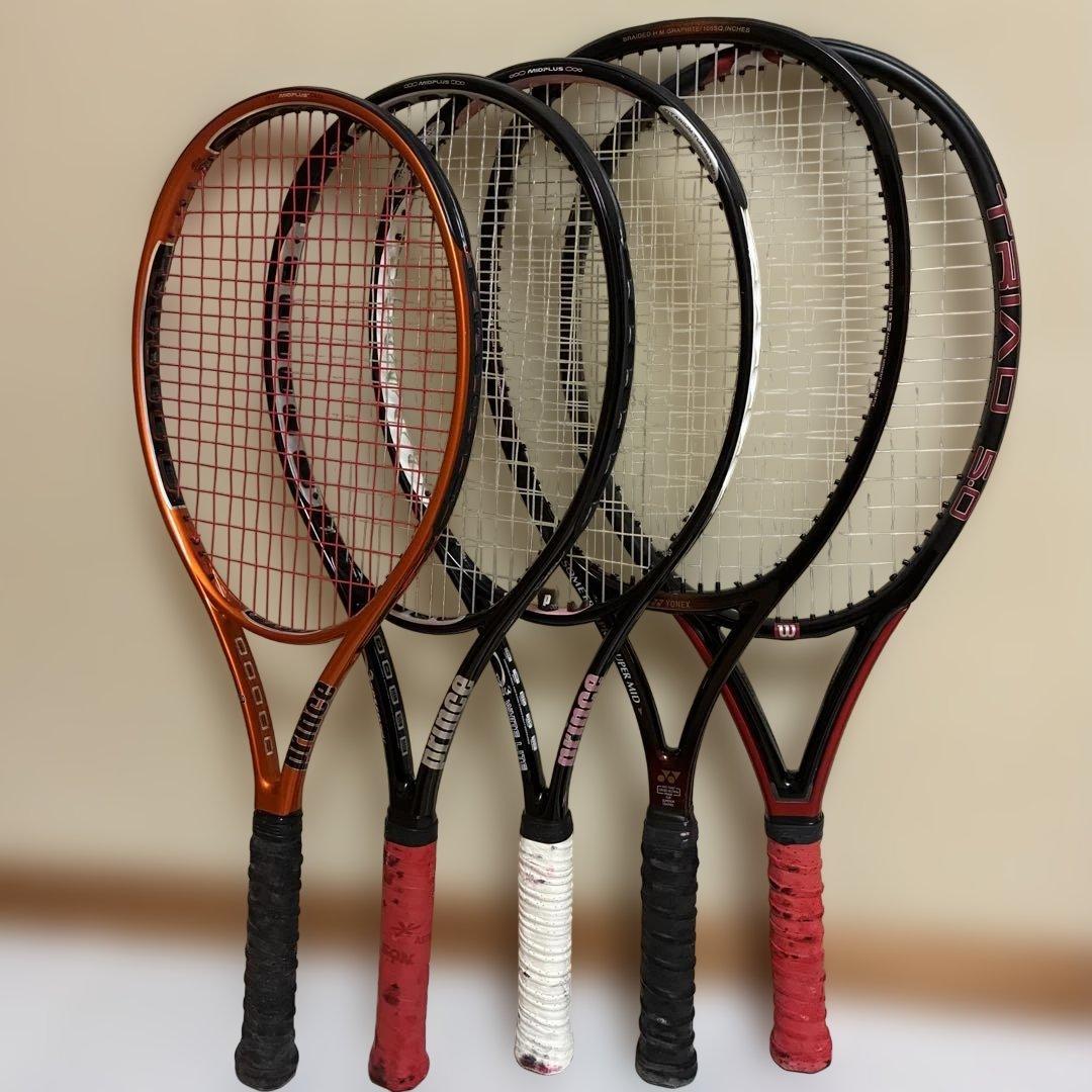 テニスラケット5本セット
