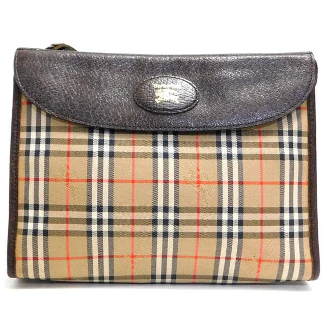 BURBERRYS バーバリー クラッチバッグ セカンドバッグ シャドーホース