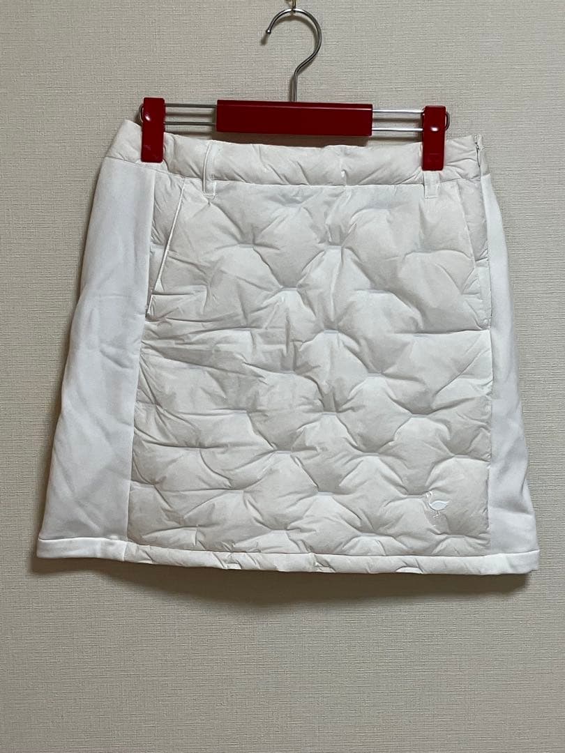 【タグ付き未使用品】 ホワイトダウンスカート