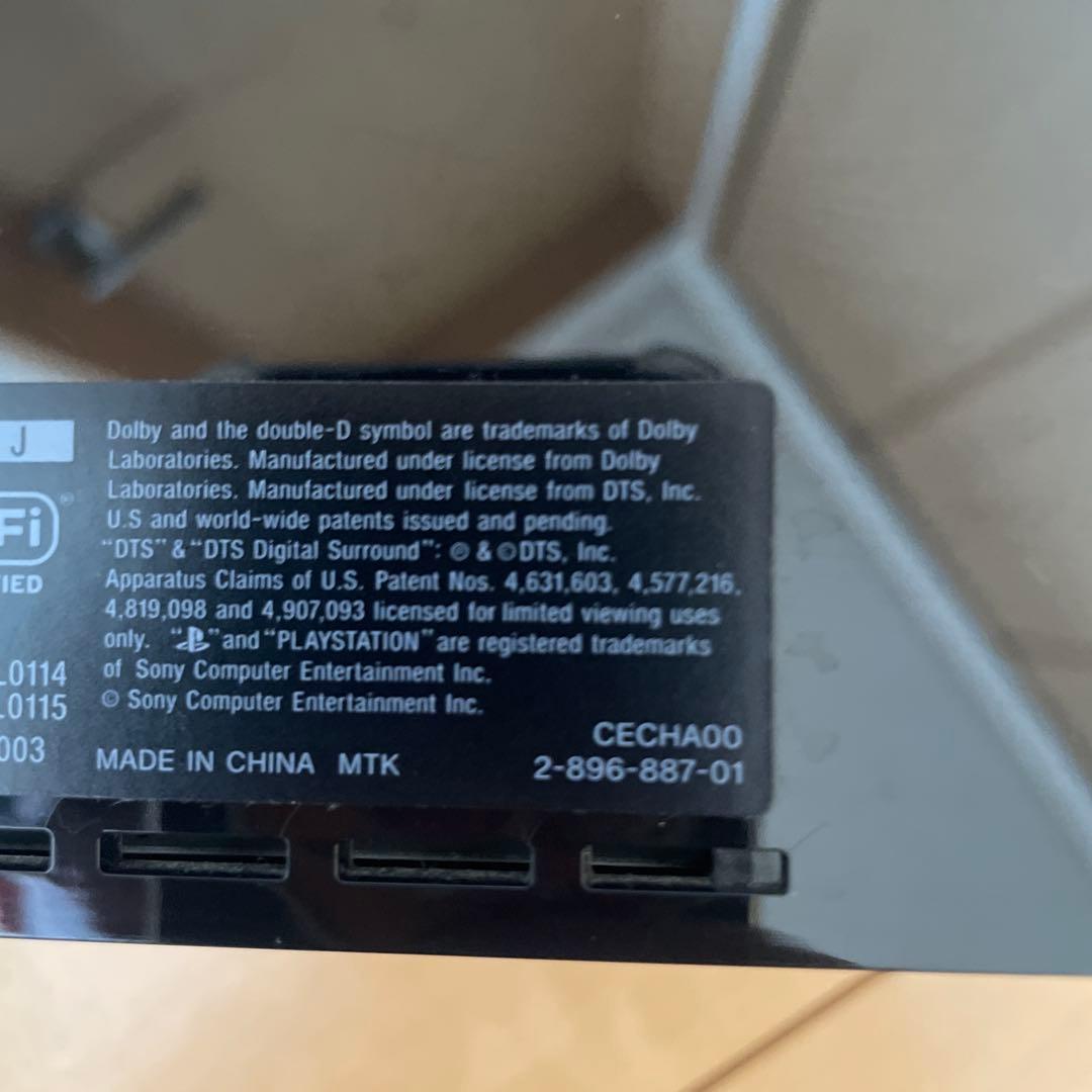 #804 初期型SONY PlayStation3 60GB 【CECHB00】